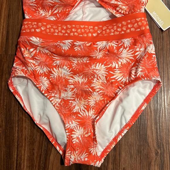 Michael Kors Bandeau Cut Out One Piece - Picture 5 of 15